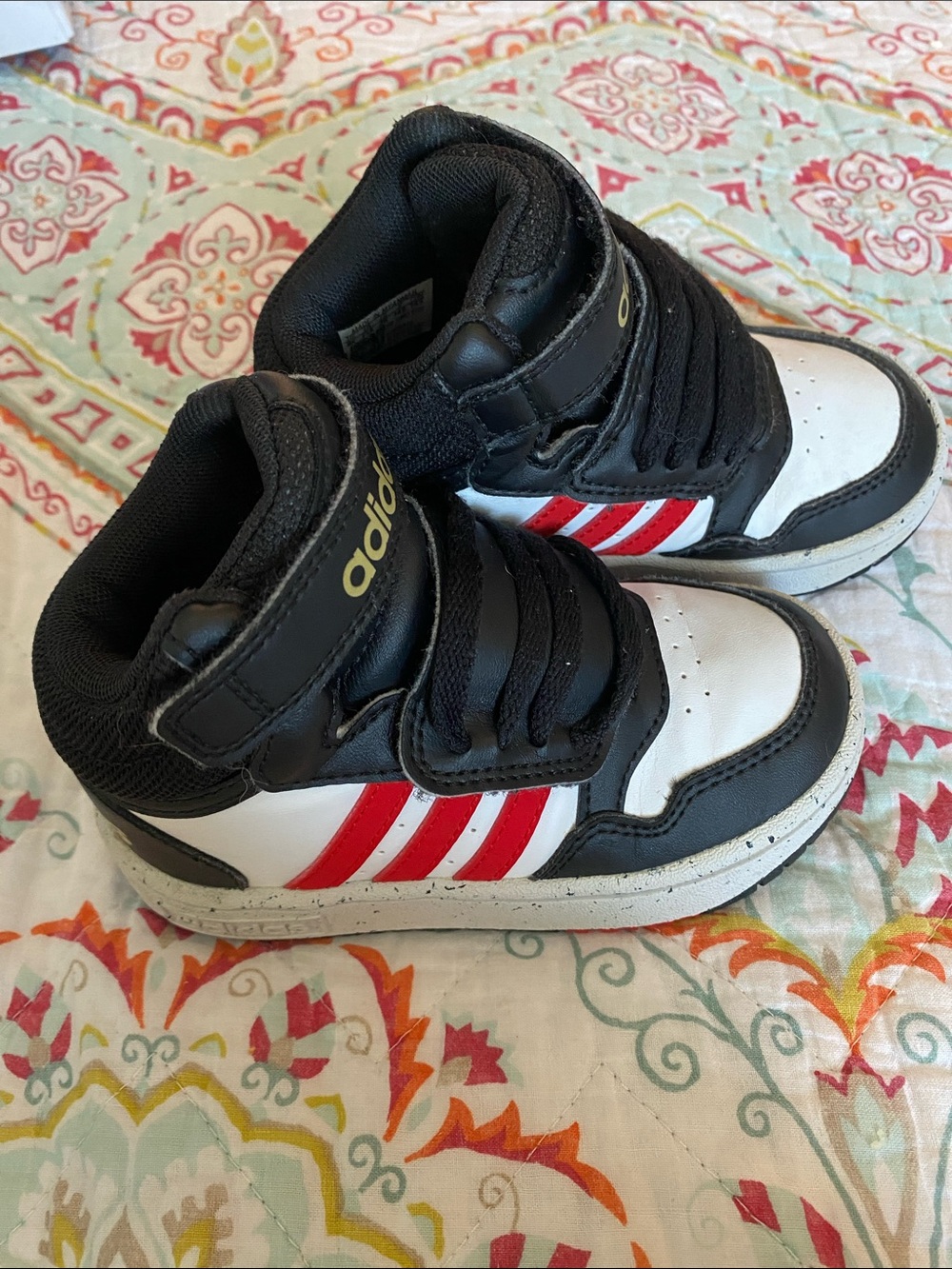 EUC adidas Hoops 3.0 Mid Youth Basketball Shoes - Picture 2 of 5